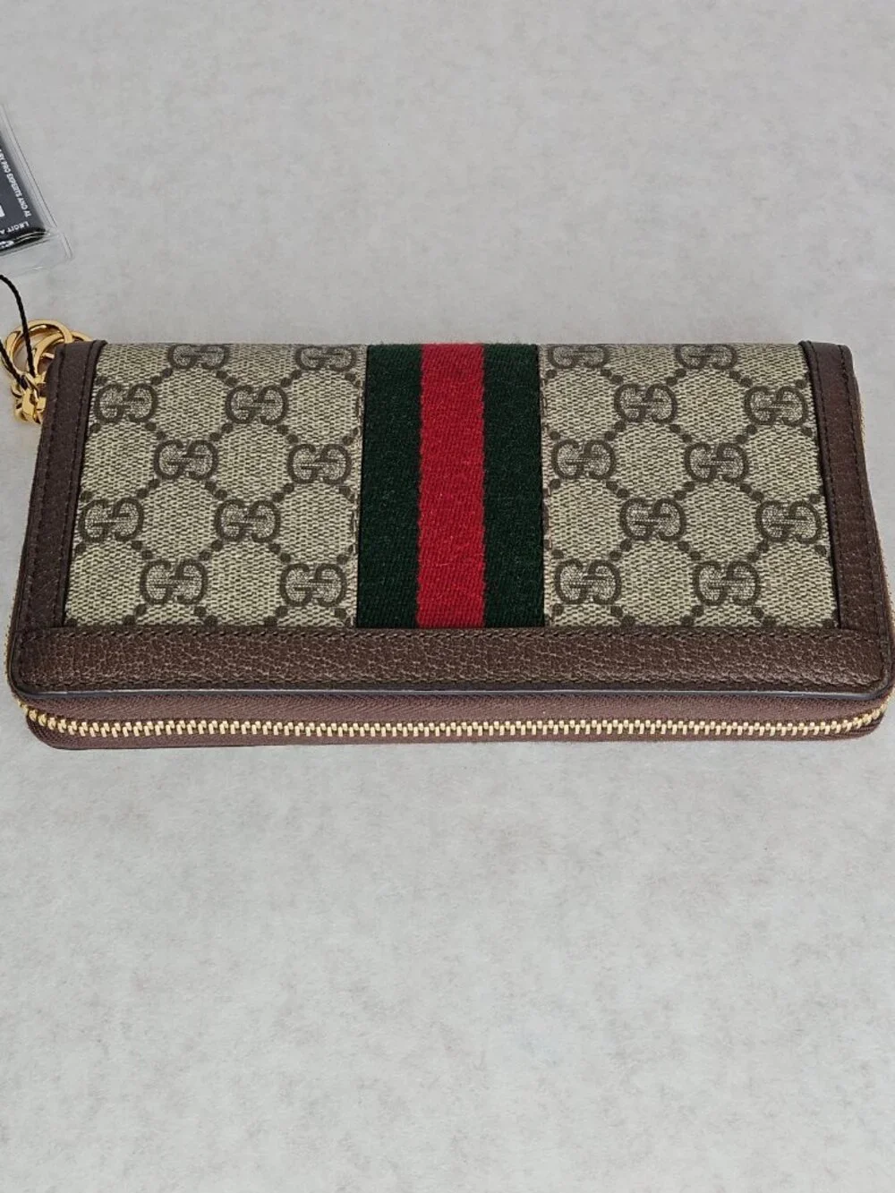 Gucci GG Supreme Canvas Ophidia Long Wallet Zippy Organizer - Picture 8 of 13